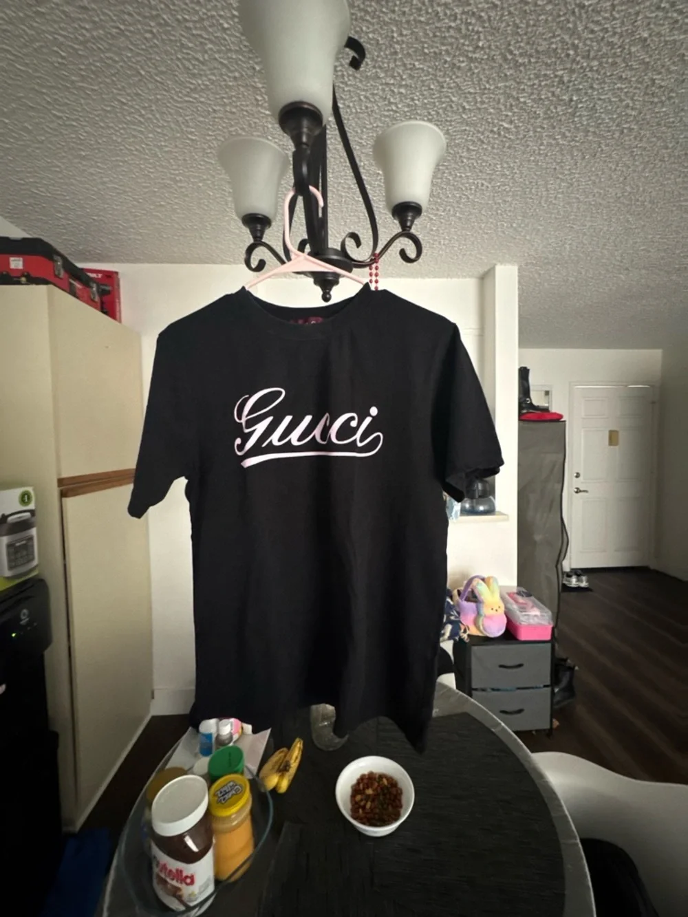 Gucci Black Tee with White Care Label - Picture 1 of 3